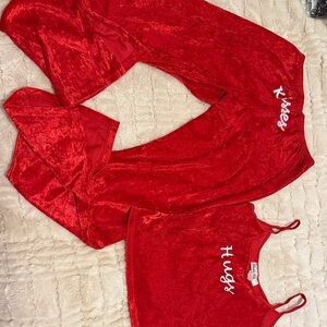 Red Velvet Women's Pajama Set